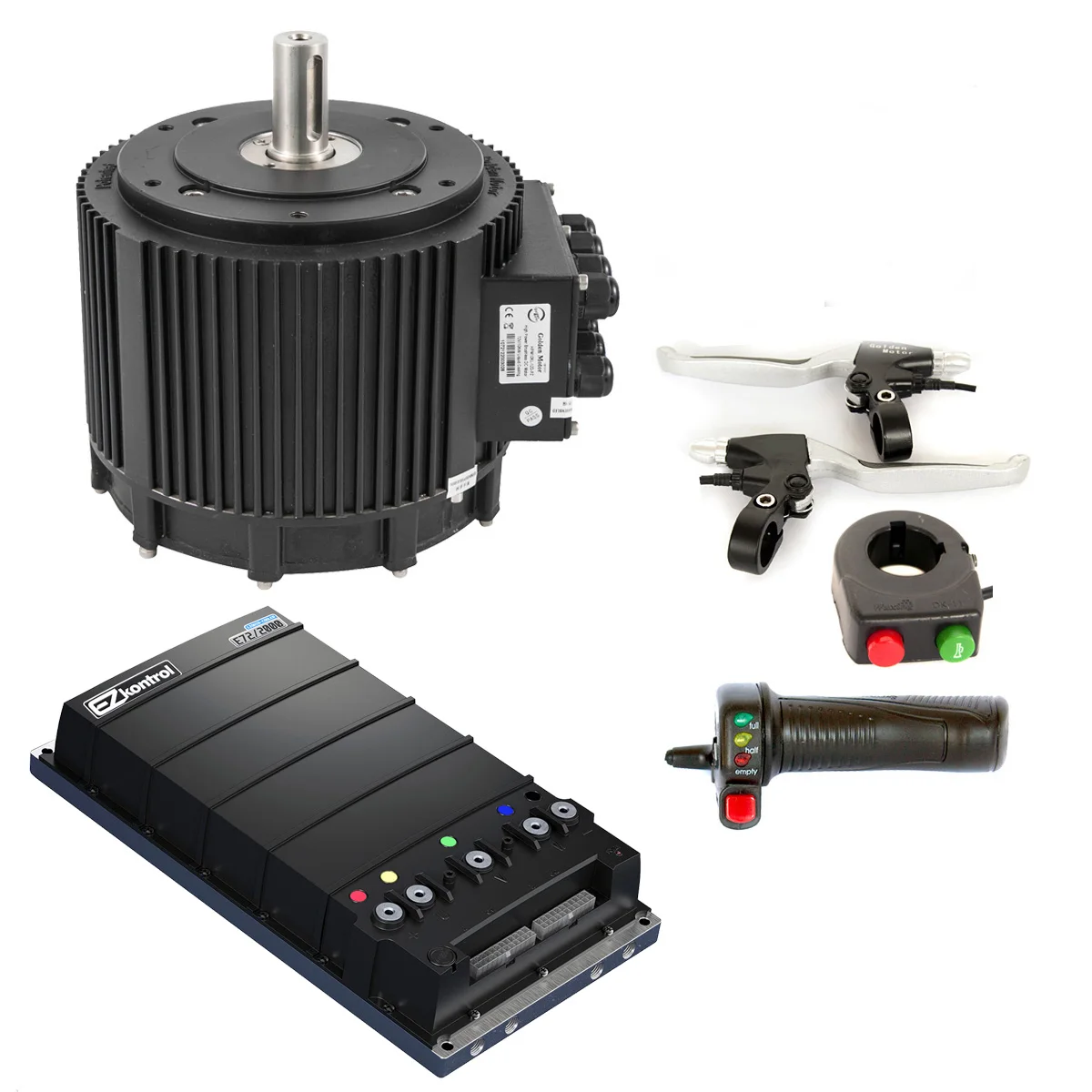 48V/72V 10kW Brushless Electric Bike Motor Kit Controller ODM