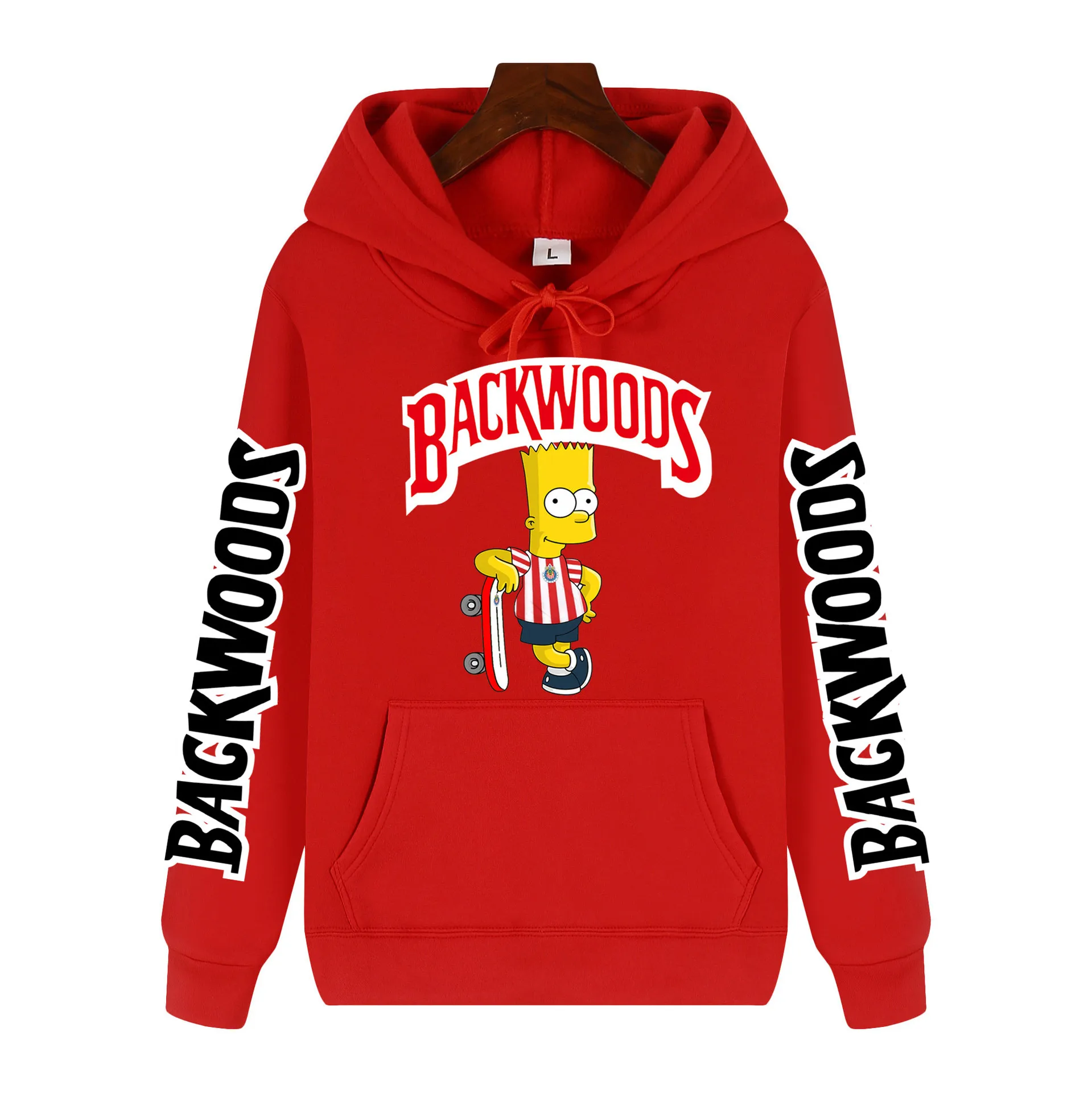 Custom Printing Men Sports Sweatshirt Cartoon Cookie Backwoods Pullover ...