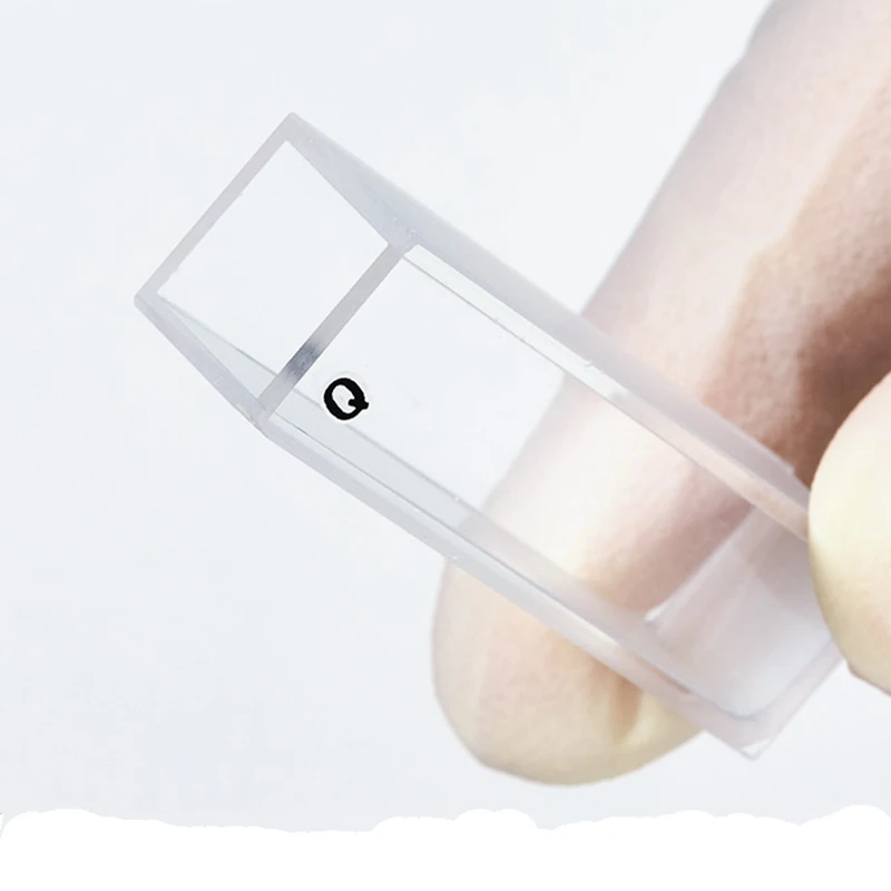 Fused Glass Quartz Cuvette Cell With Lid Spectrophotometers Cell Cuvette 5mm to 100mm