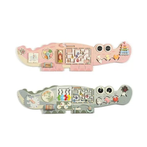 Manufacturer Direct Sale Best-Selling Multi-Functional Wall Game Crocodile Montessori Educational Toys for Boys and Girls
