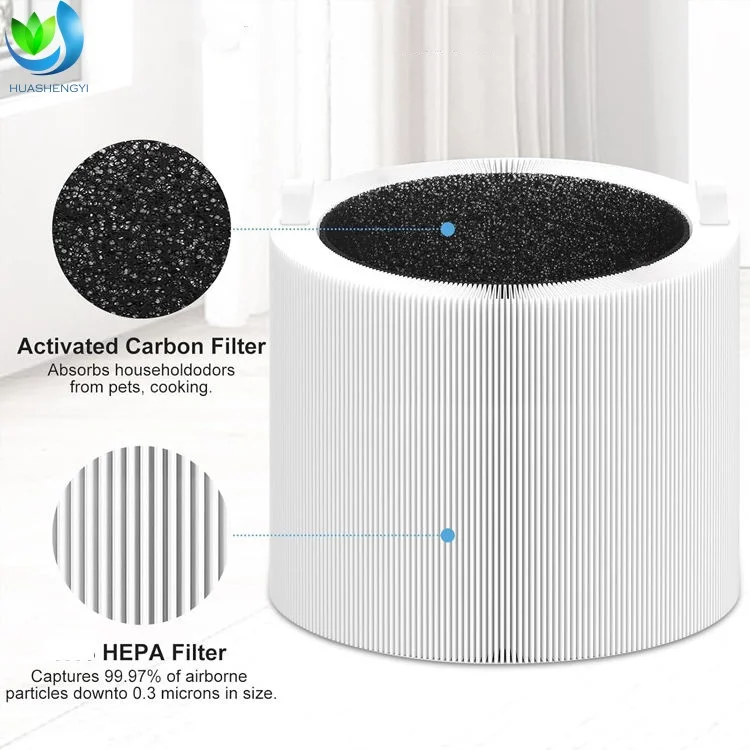 Replacement Hepa Air Purifier Accessory Filter Cartridge High Efficiency HEPA Activated Carbon Filter for Blueair Blue Pure 311