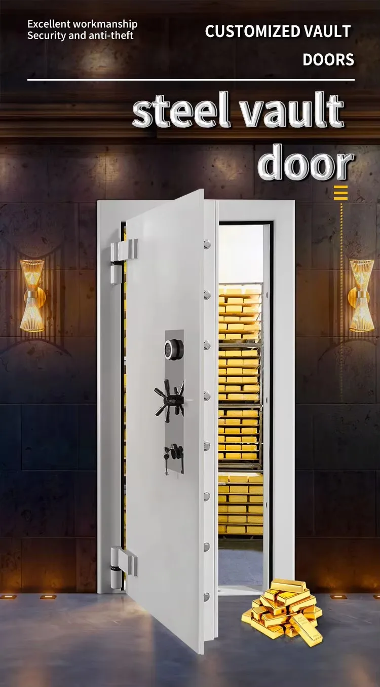 CEQSAFE OEM/ODM Vault Safe Door Solid Steel Security Bank Vault Doors manufacture