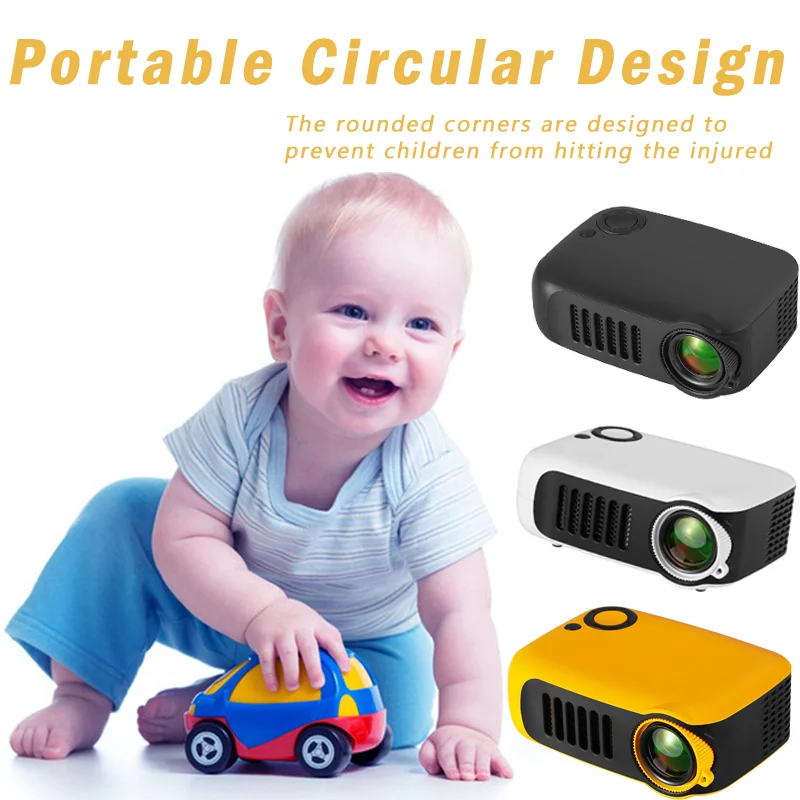 2023 Latest Mini Projector Transjee A2000 Mini Led Portable Projector