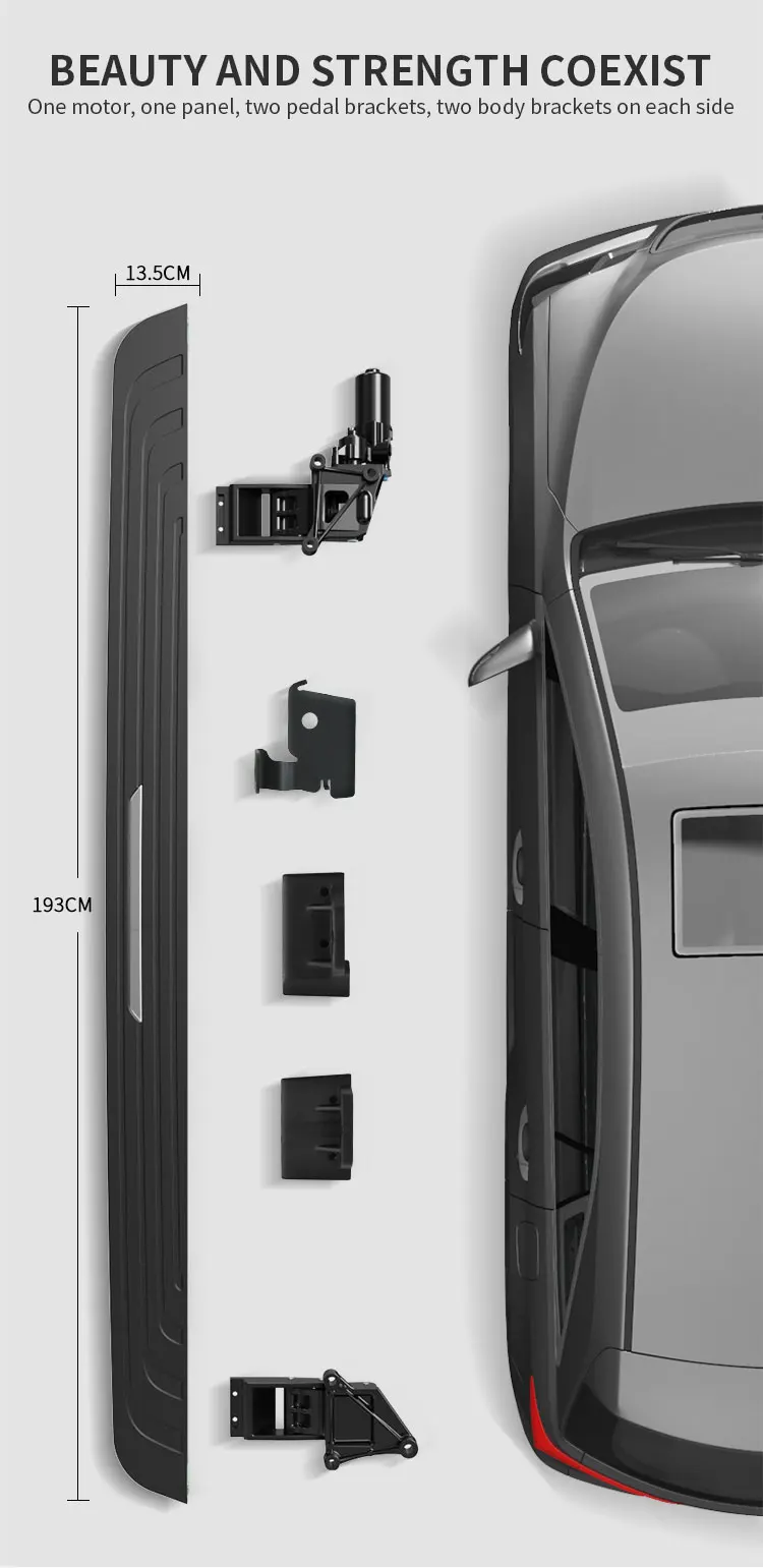 Electric Retractable Running Boards Auto Parts  Electric Side Steps for Land Rover Range Rover Vogue LWB L460 Door Step details