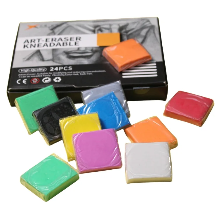 Гибкий ластик для карандашей 24 шт.