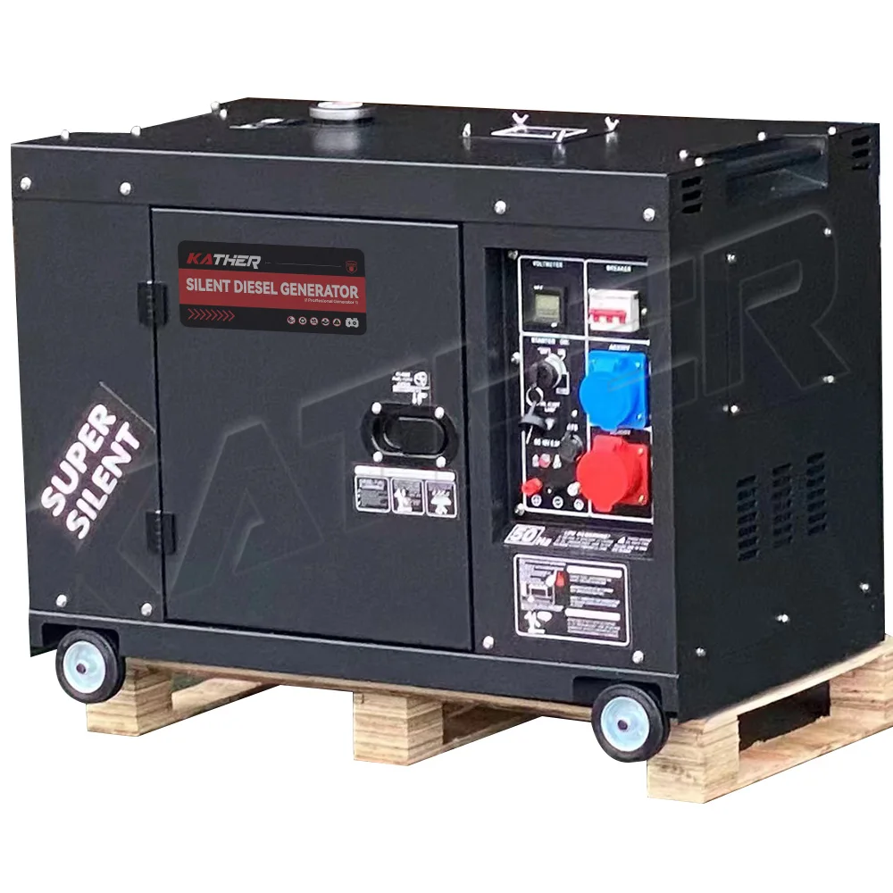 10 kW 10 kVA Superleise schalldämmende Dieselgenerator-Sätze Dieselmotor 220 V/380 V 15 kW 12 kW 8 kW 6 kW 5 kW 3 kW Generator-Satz