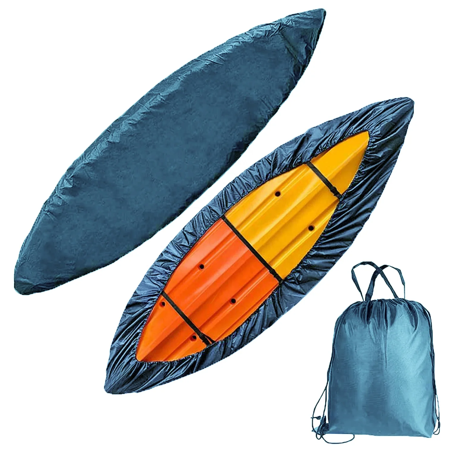 Kayak Canoe Storage Dust Cover Waterproof  Protector for Fishing Boat Kayak Canoe