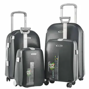18 21 27 31 Inch 4 PCS PP Luggage Trolley Sets Spinner Carry on Luggage Long Distance Travel Rolling Suitcase