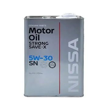 Nissan imports fully synthetic engine oil KLAN505304 5W-30 4litre lubricating oil