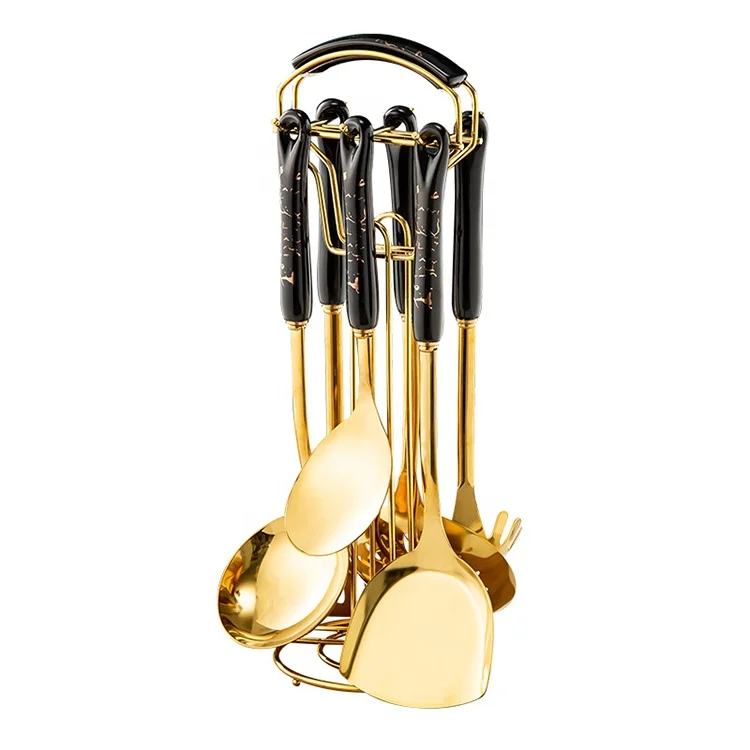 Black and Gold Kitchen Tool Set