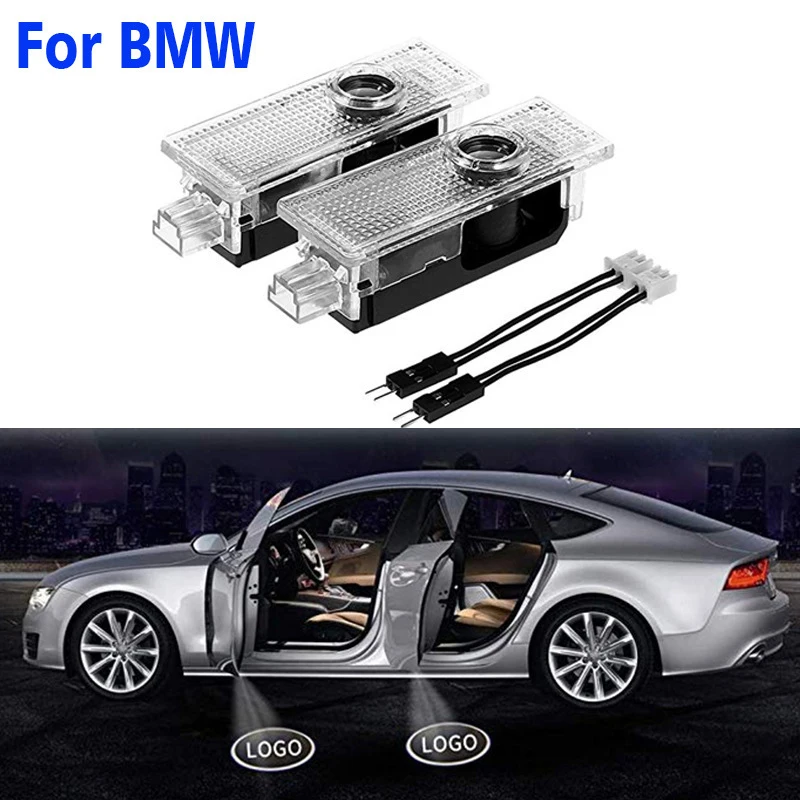 For BMW X1 X3 X4 X6 X5 E70 E90 E60 F30 F10 F20 E87 E92 G30 E91 F31 Serie 1 Box 2 Pcs LED Car Door Logo Projector Shadow Step Bar