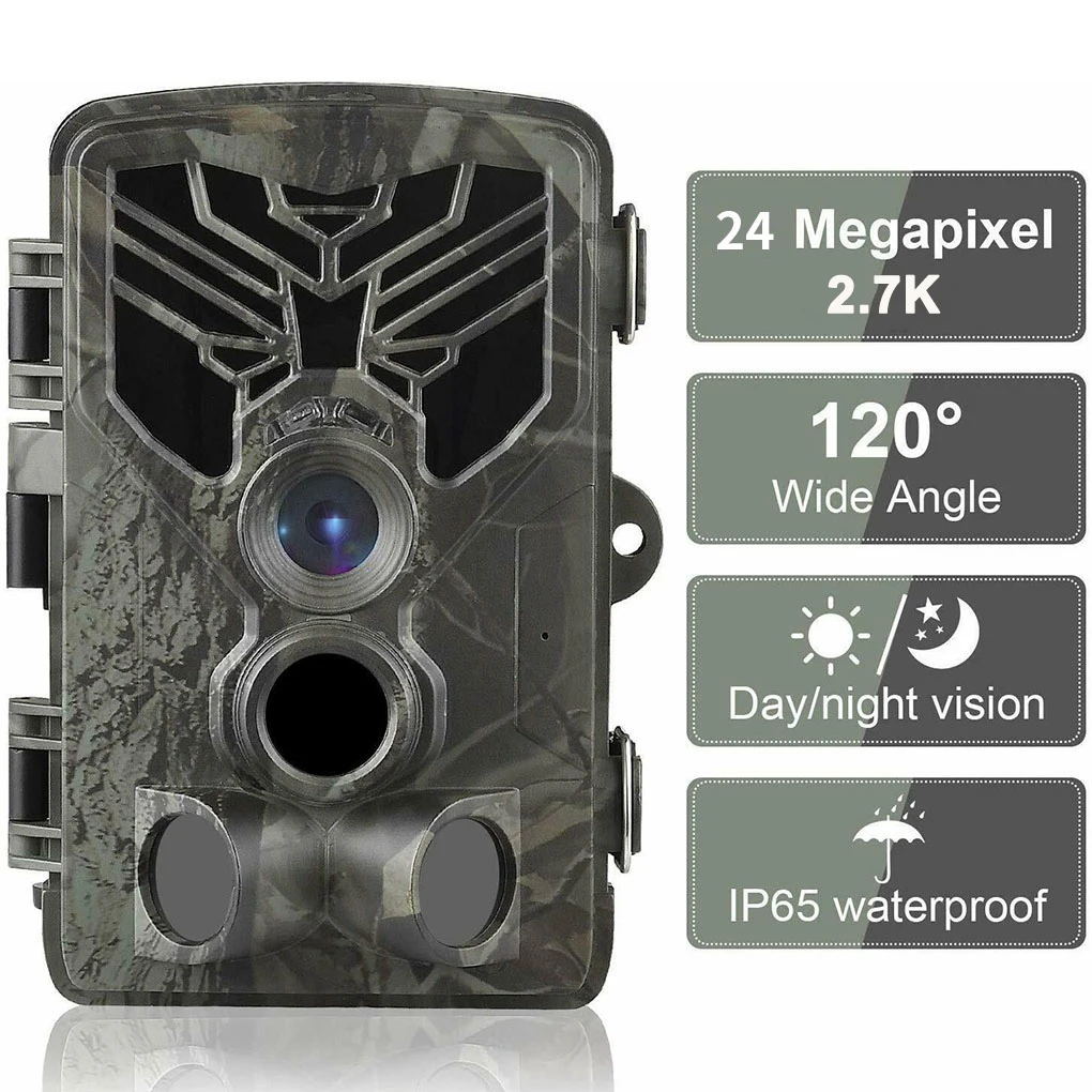 New Outdoor 24MP 2.7K HD IP65 Infrared Hunting Trail Trap HC-810A Wireless Camera For Night Vision Wireless Wildlife Camera
