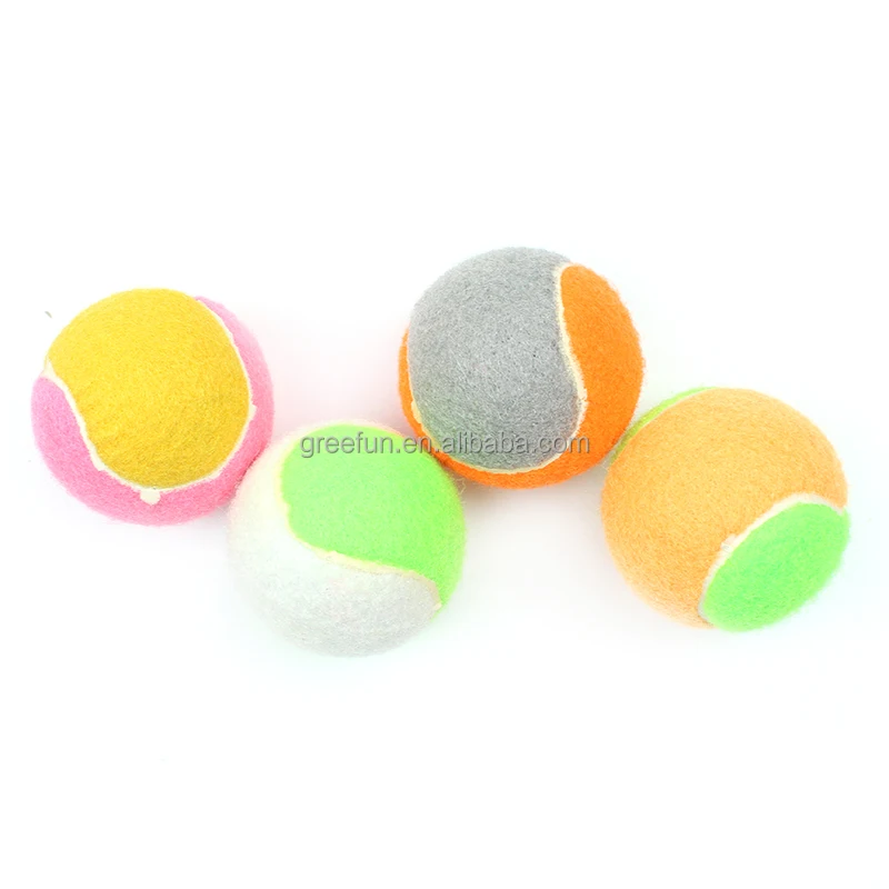 Low Moq Promotional Custom Tennis Balls Precut Training Tennis Ball