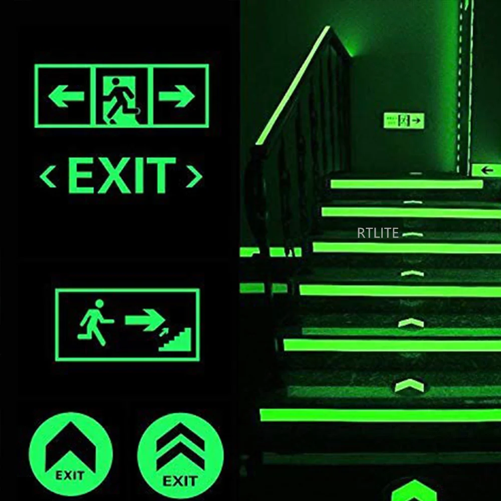 Printable Glow In The Dark Sticker Luminous Vinyl Tape 4 Hours Photoluminescent Vinyl Pvc - Buy ...