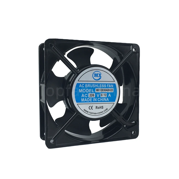 Tidar Elevator Axial Fans AC 120mm 110v 220v 12038 Shutter Window Exhaust Cooling Switch Box Power Wall Mounted Ventilation Fan