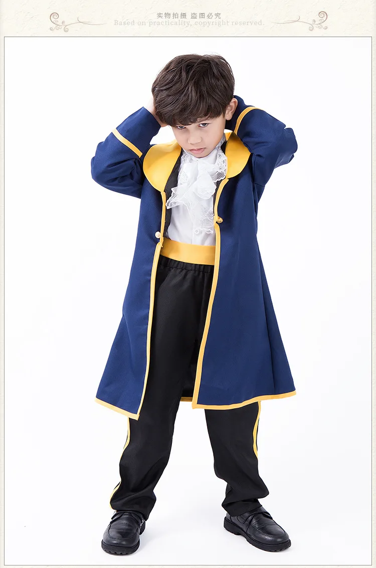 2024 Kids Halloween Party Fancy Dress up Kids Emperor Medieval Carnival  Costumes Anime TV\u0026Movie Cosplay Boys Prince King Costume, image size:750x1133