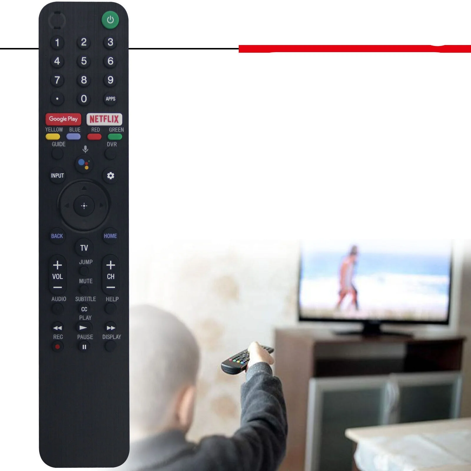 Gvirtue RMF-TX500U Universal Remote Control for Sony Smart
