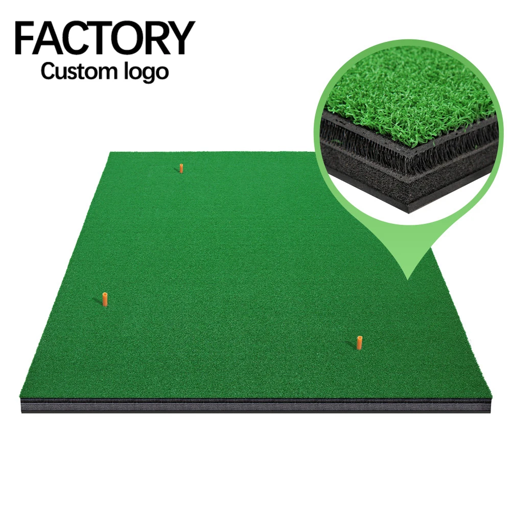 DJD001 3D Golf Practice Driving Range Mat Tee-up Golf Hitting Mat Essential Training Aids for Golfers