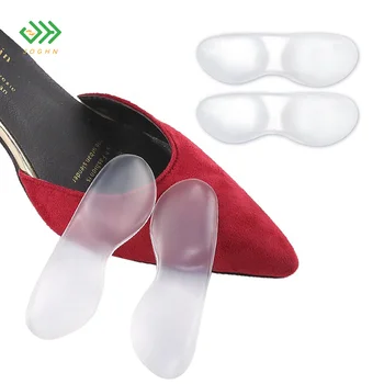 JOGHN gel invisible relief pain prevent shoes heel Shoe Grips invisible foam foot pads Anti Slip Shoe Pads heel sticker
