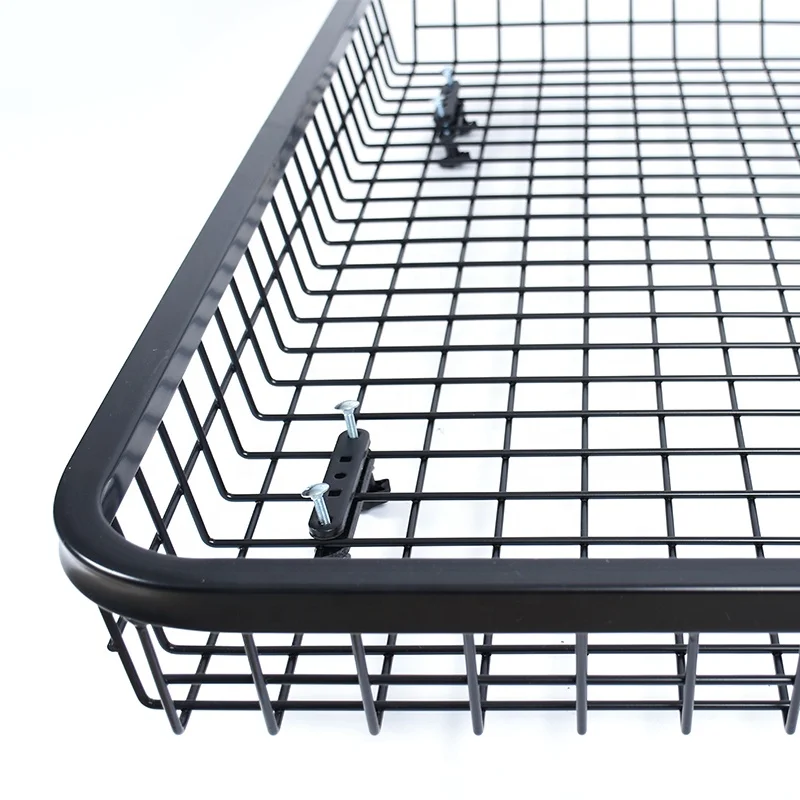 Large Loading Capacity Universal Steel Wire Car Roof Luggage Carrier Rack Basket for Suzuki