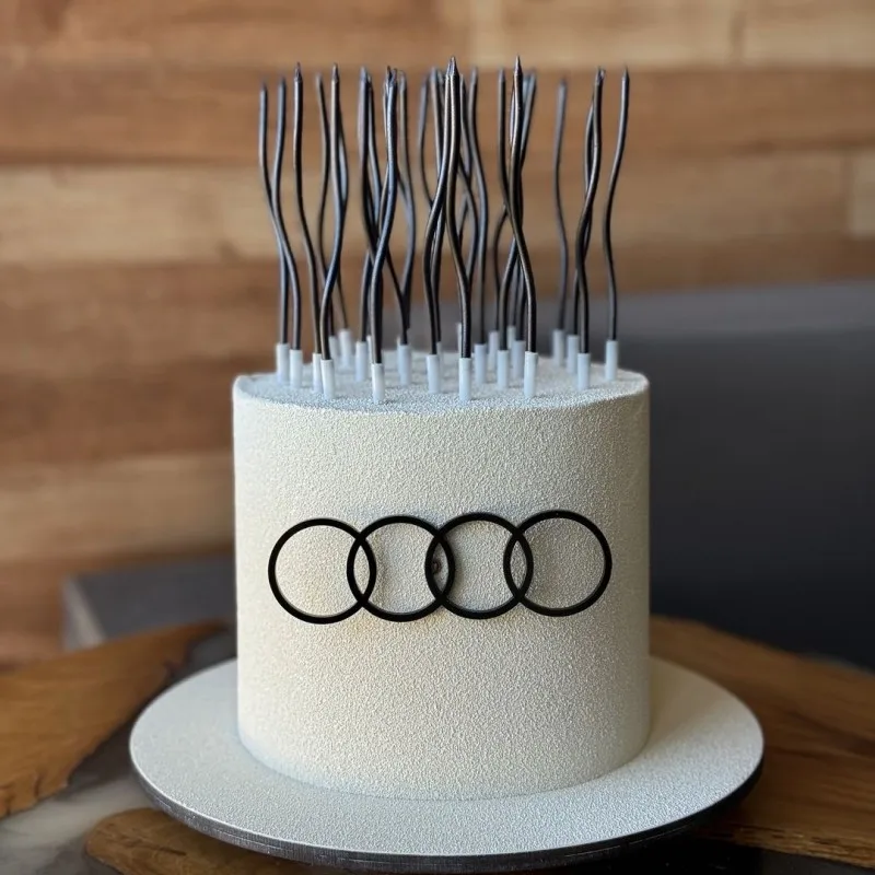 Acrylic Cake Topper Auto Logos - Perfect for Graduation