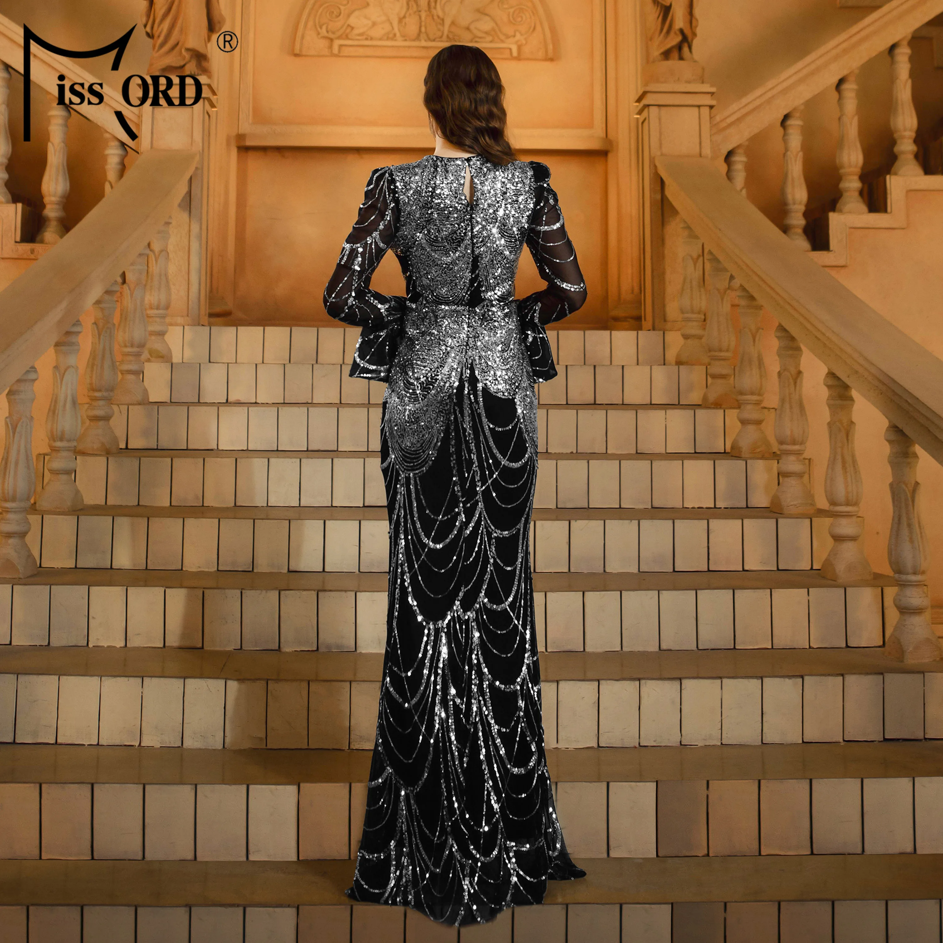 Full Sleeve Mermaid Black Sequin Hijab Arabic Istanbul Moroccan Turkish Dubai Muslim Modest Long Evening Dresses for Women Full Sleeve Mermaid Black Sequin Hijab Arabic Istanbul Moroccan Turkish Dubai Muslim Modest Long Evening Dresses for Women