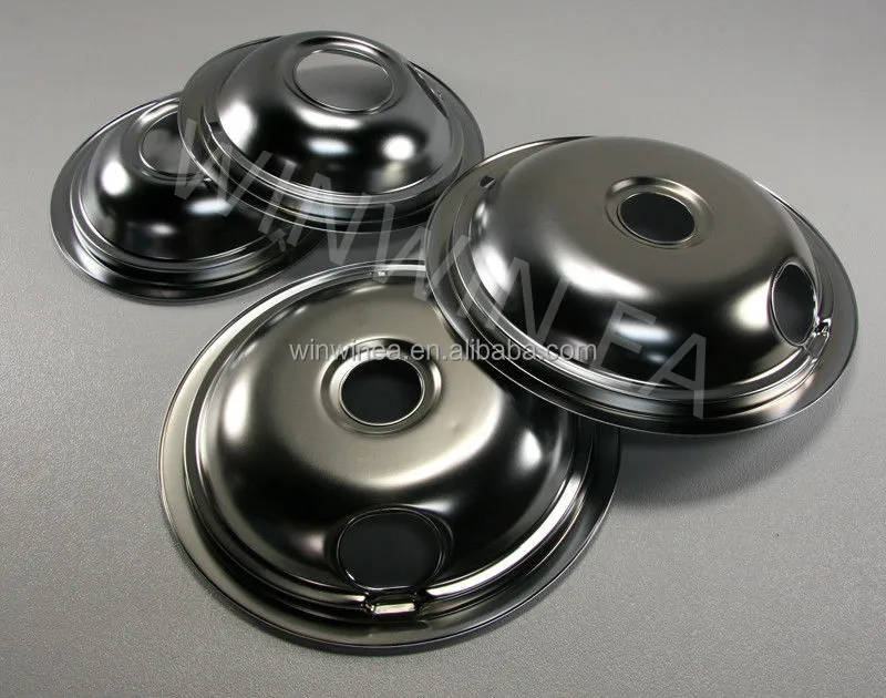 W10278125 Electric Range Replacement Stove Burner Parts 4 Packs Chrome