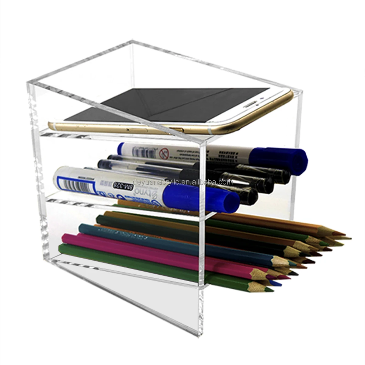 Cheap 3 Tiers Clear Acrylic Pencil Display Case Buy Pencil Case