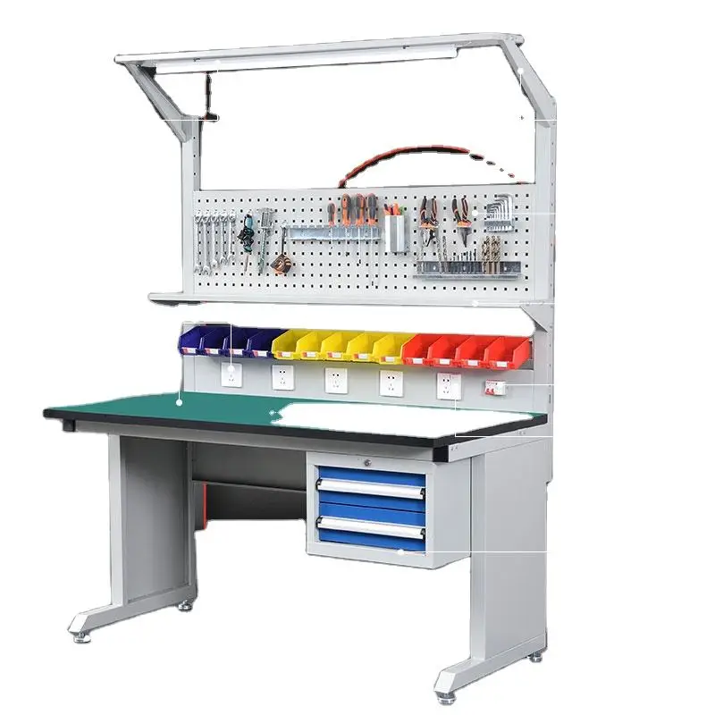 Leenol industrial adjustable table anti static production line lab electronic esd workbenches