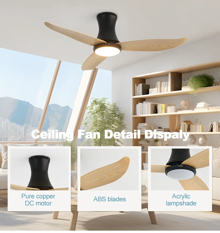 1stshine Led Ceiling Fan Decorative Lighting Plastic Oem Color Low