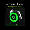 Luce di alimentazione verde nera