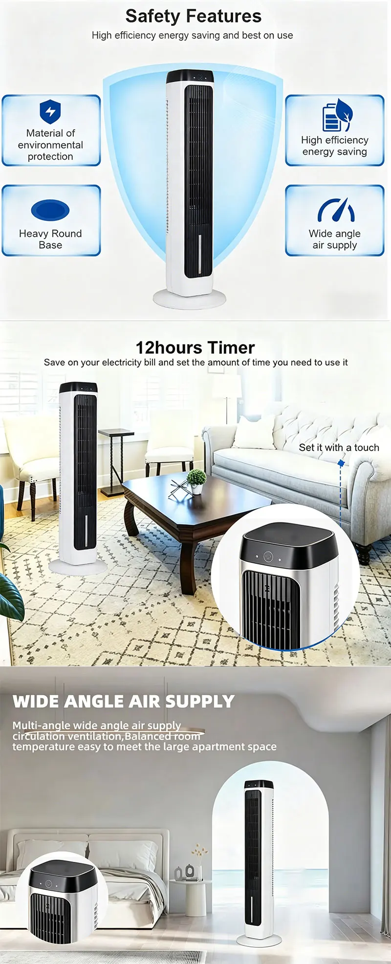 Tower Fan, 40Inch, 4.5L - detail 8