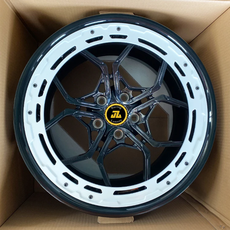 Jiangzao New Style Custom aero Ring Wheel Rim 18 19 20 21 22 Inch Forged Car Rims Aluminum Alloy Wheel for Car