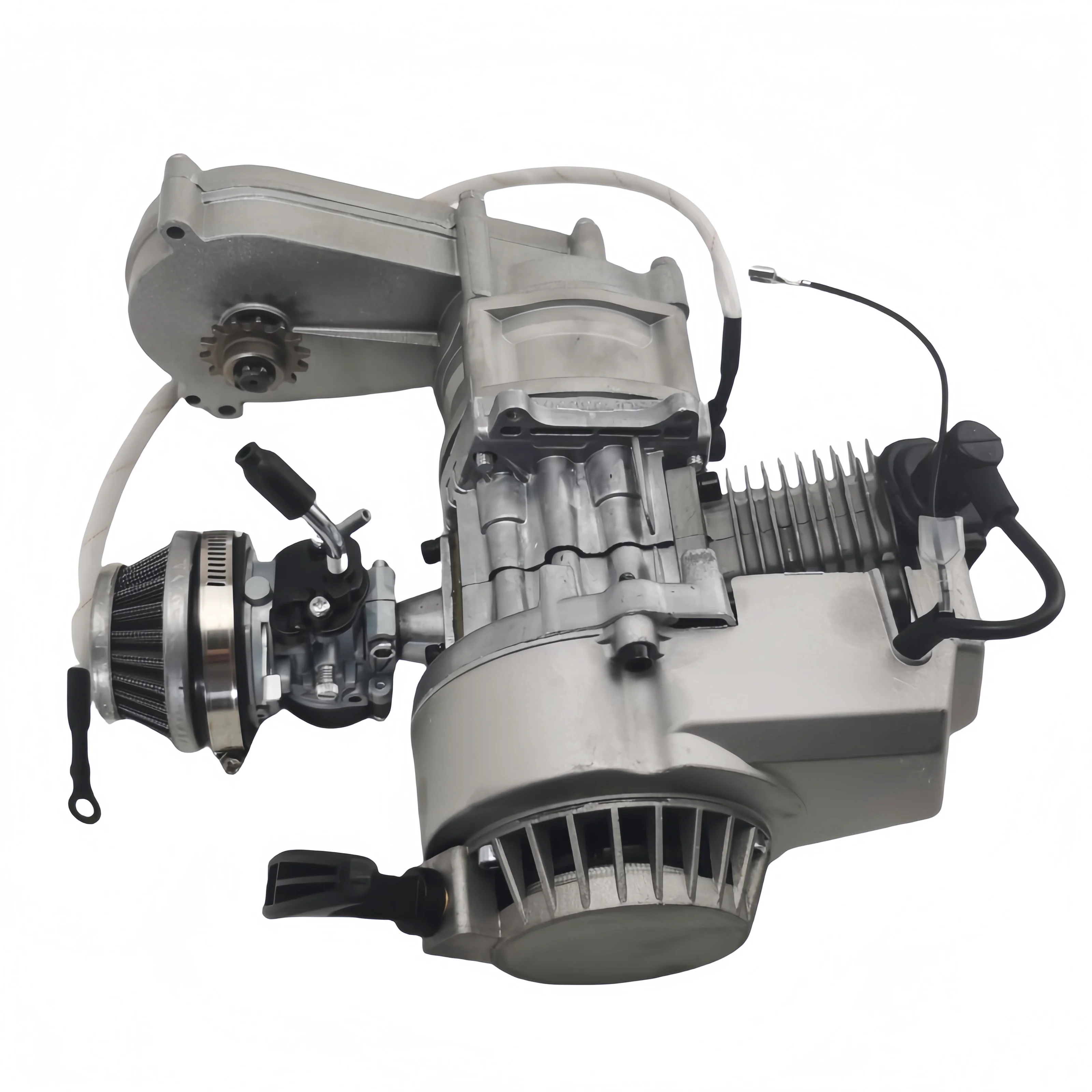 Youdy Mini スズキ(49cc)、エンジン実動 Amazon.com: 49CC 2Stroke Engine Motor,Mixed Oil Pull Start Pocket