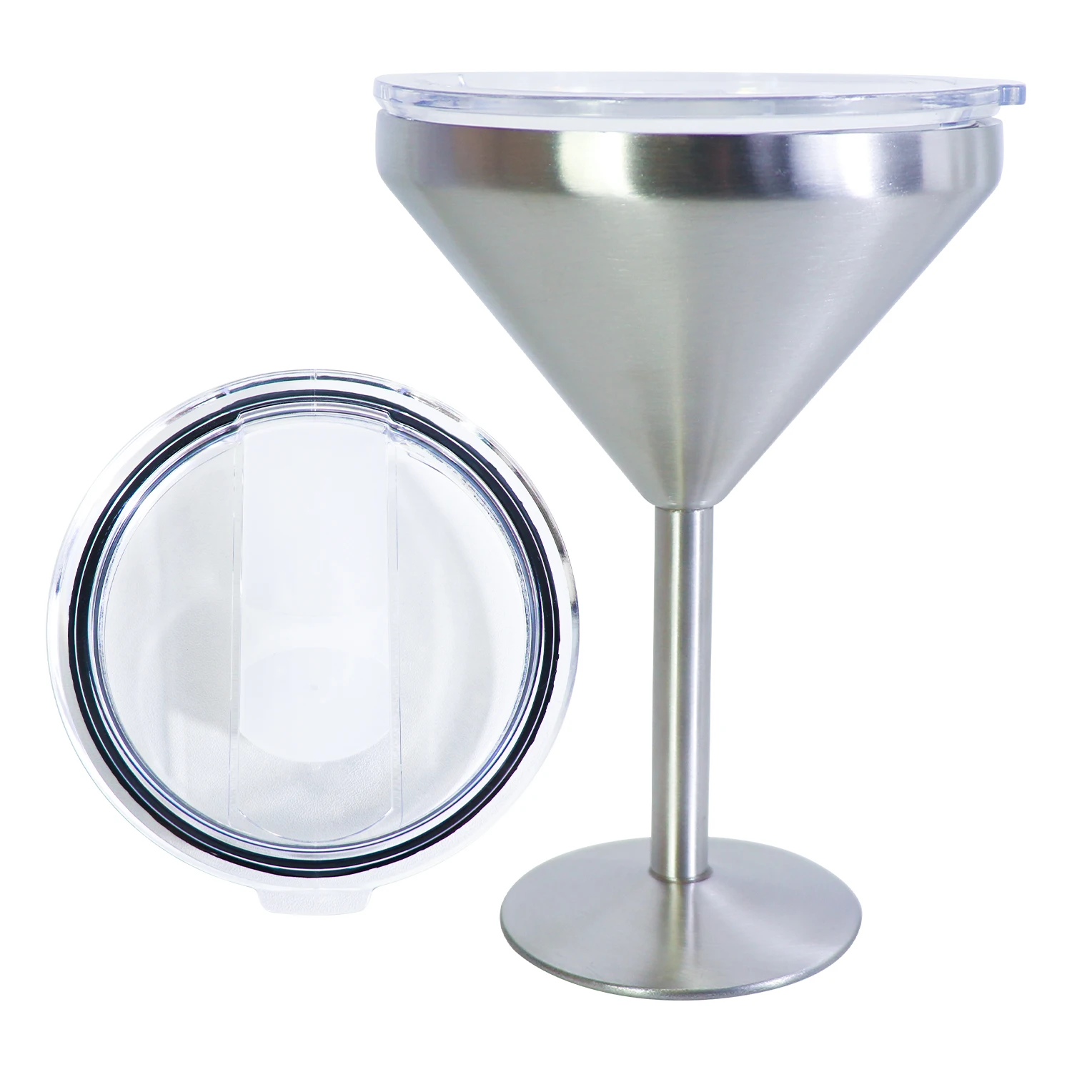 Stainless Steel Martini Glass - 7 oz