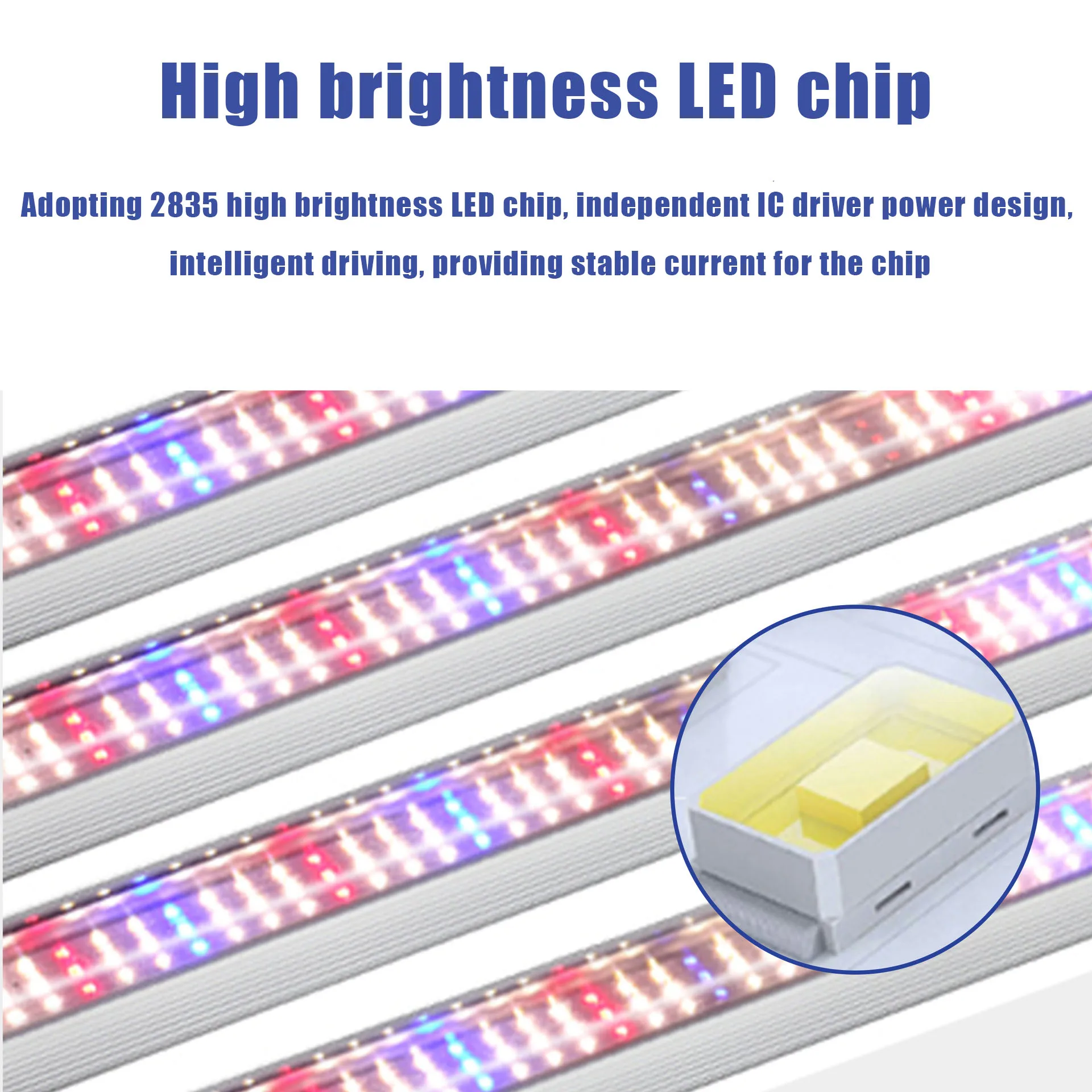 T12 Full Spectrum LED Grow Tube Light 4000K IP65 Waterproof Bar Phyto Lamp Timer for Greenhouse Plants Veg Flowers