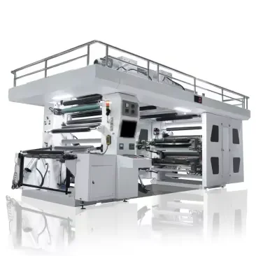 Li Sheng CE Certificate CI Type Roll to Roll Paper 4 Color Narow Web Digital Label Flexo Printing Press Machine