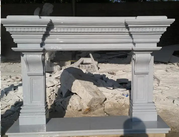 Оптовая продажа достойное качество натурального мрамора угловой мраморный портал для