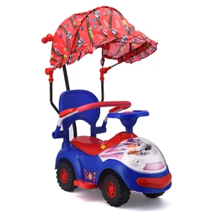 Kid Ride on Push Car With Canopy