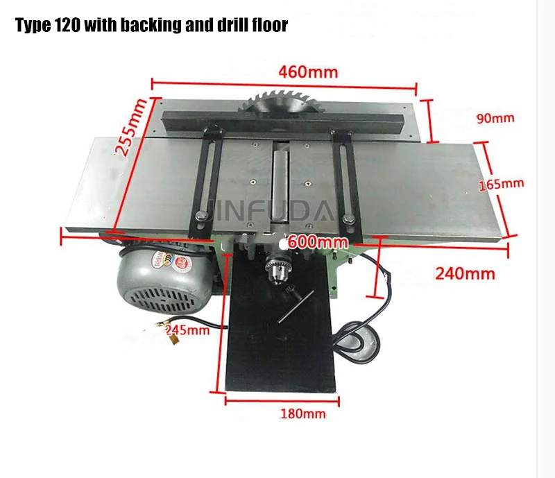 Model 150 wood work cutter saw and planer for sale thickness planer Wood combined jointer planer table saw woodworking