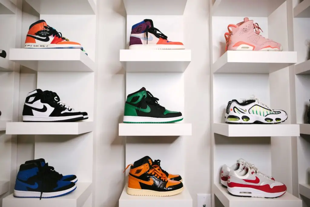 Shoe Wall Mounted Sneaker Shelves Rack Display And Showcase Your Shoe