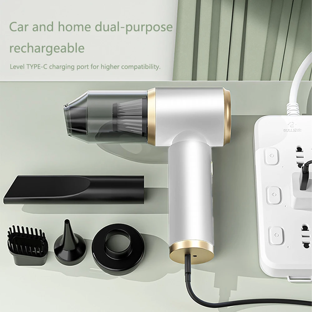 High Quality Rechargeable Mini Handheld Wireless Vacuum Cleaner Cordless Portable ABS Electric Car Dust Busters - view 6