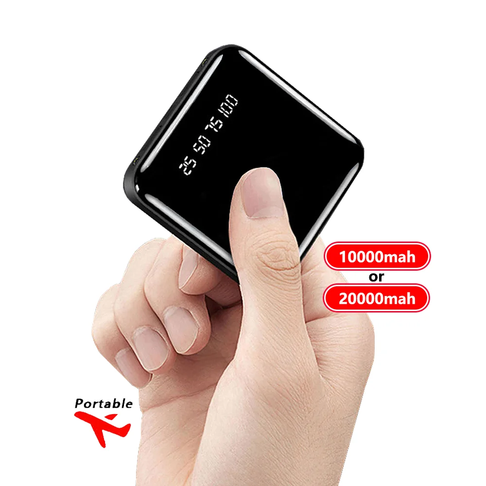 Free Shipping 1 Sample OK Custom Accept Portable Power Bank Mini Powerbank 10000mah 20000mah Mobile Phone Charger Power Banks - ANKUX Tech Co., Ltd