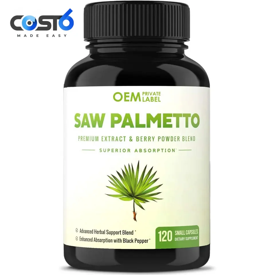 Men's And Women's Saw Palmetto Oem Capsules Organic Saw Palmetto