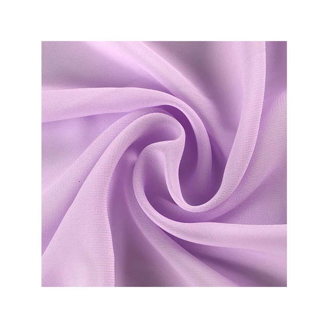 YIFENG 100D 100% Polyester Eco-friendly Breathable Stretch Woven Fabric Elegant Soft Silky Chiffon for Home Textiles Garments