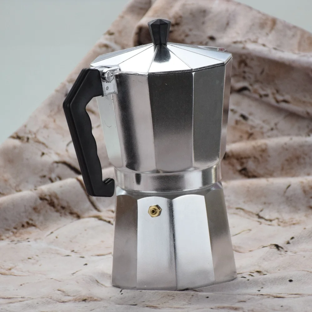 D Ecocoffee 12 Cups Aluminum Espresso Coffee Moka Pot - China