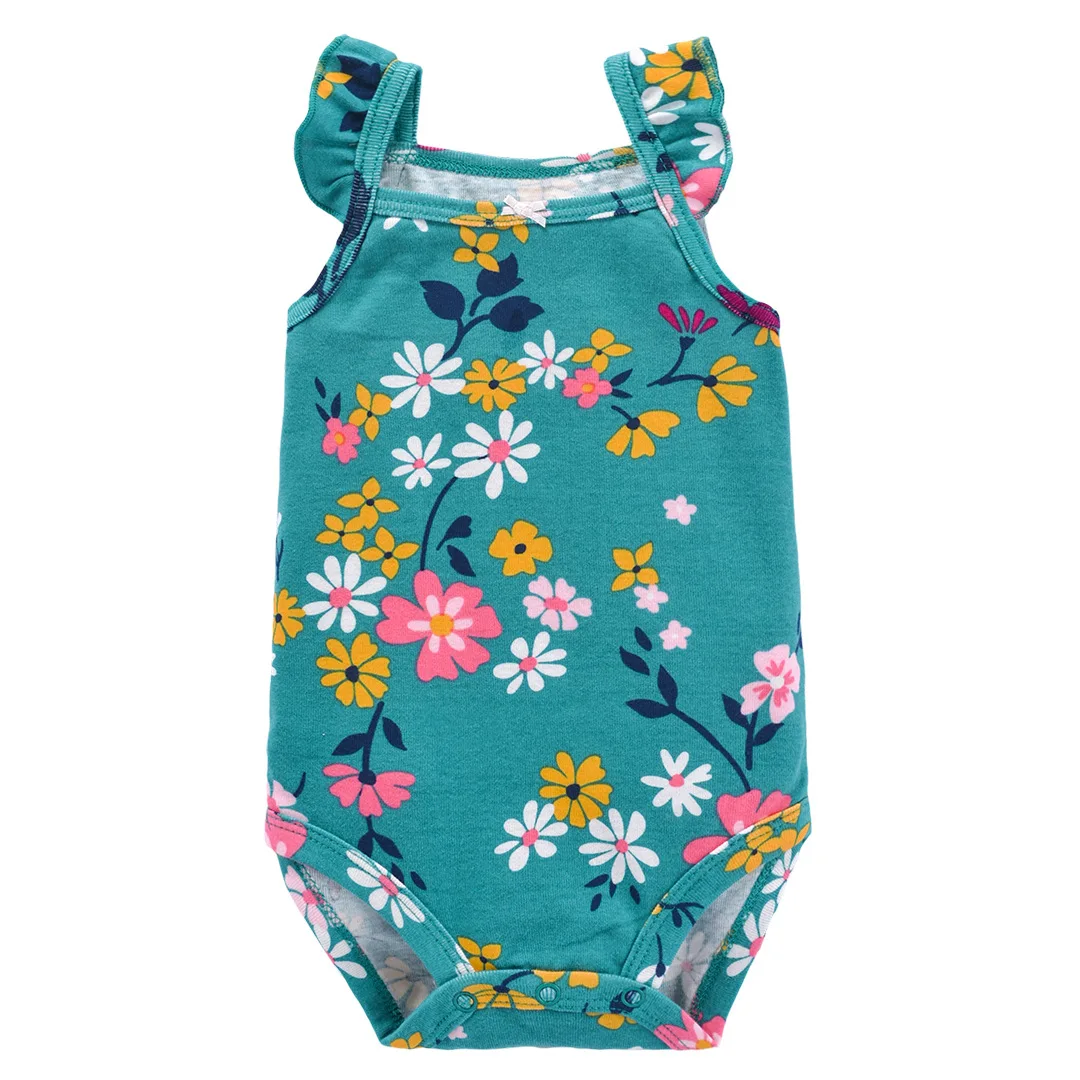 Green Horizon Baby Summer Clothes Sleeveless Baby Bodysuit Rompers New