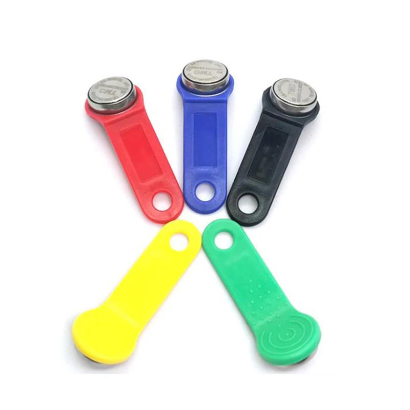 Multi-Color Dallas TM Handle Card DS1990A Information Button Contact Electronic Ibutton Keys Magnetic Dallas Key
