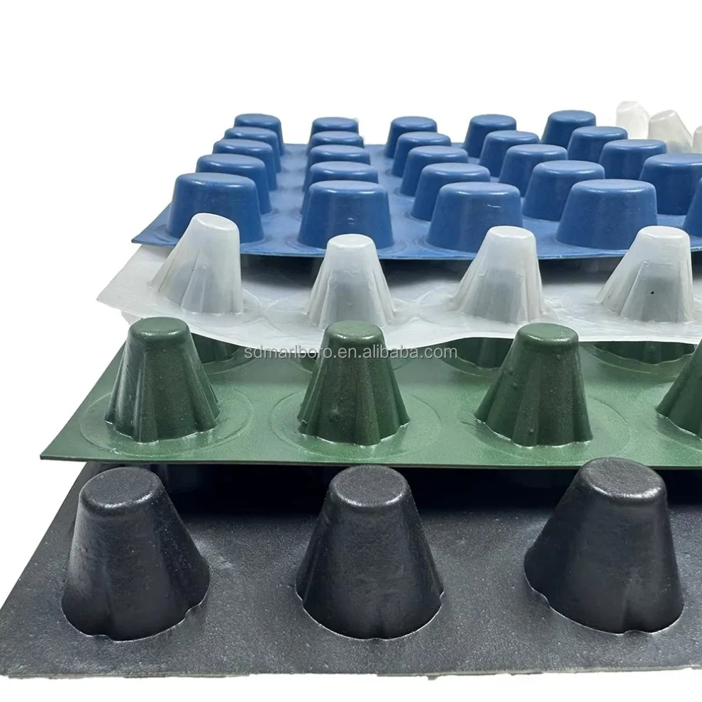 Roof Greening Dimple Drain Board From Manufacturer HDPE Dimple Drainage Board With Competitive Price