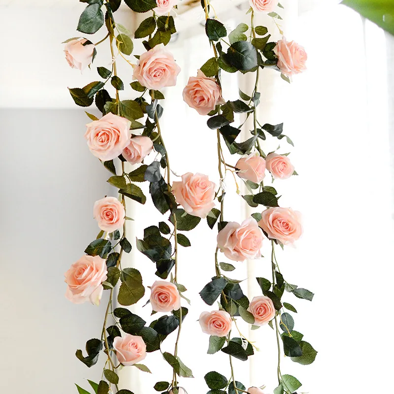 Artificial Rose Silk Flower Ceiling Upgraded Silk Hanging Flower Wedding Decor